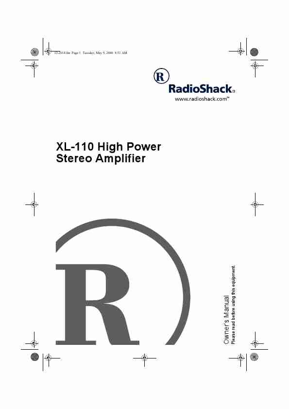 Radio Shack Stereo Amplifier XL-110-page_pdf